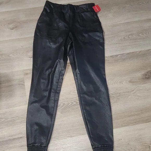 SPANX NWT LEATHER PANTS SIZE MEDIUM - Picture 5 of 6